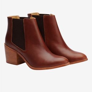 Nisolo Heeled Chelsea Boot Brandy